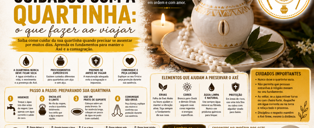 Cuidados com a quartinha: o que fazer ao viajar
