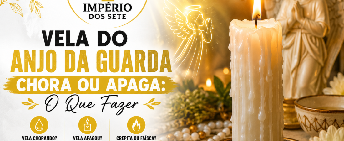 Vela do Anjo da Guarda Chora ou Apaga: O Que Fazer