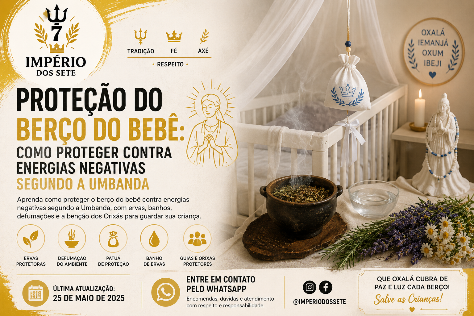 Proteção do Berço do Bebê: Como Proteger Contra Energias Negativas segundo a Umbanda