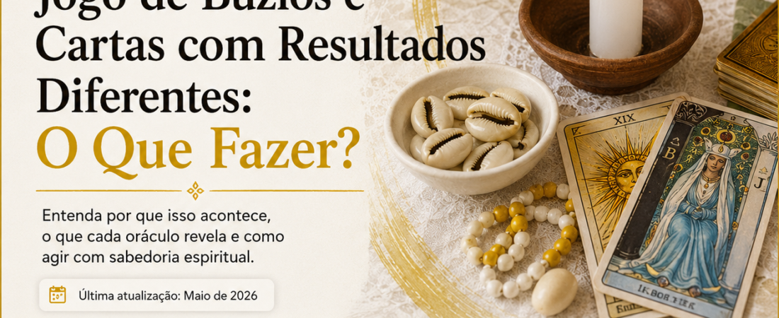 Jogo de Búzios e Cartas com Resultados Diferentes: O Que Fazer?