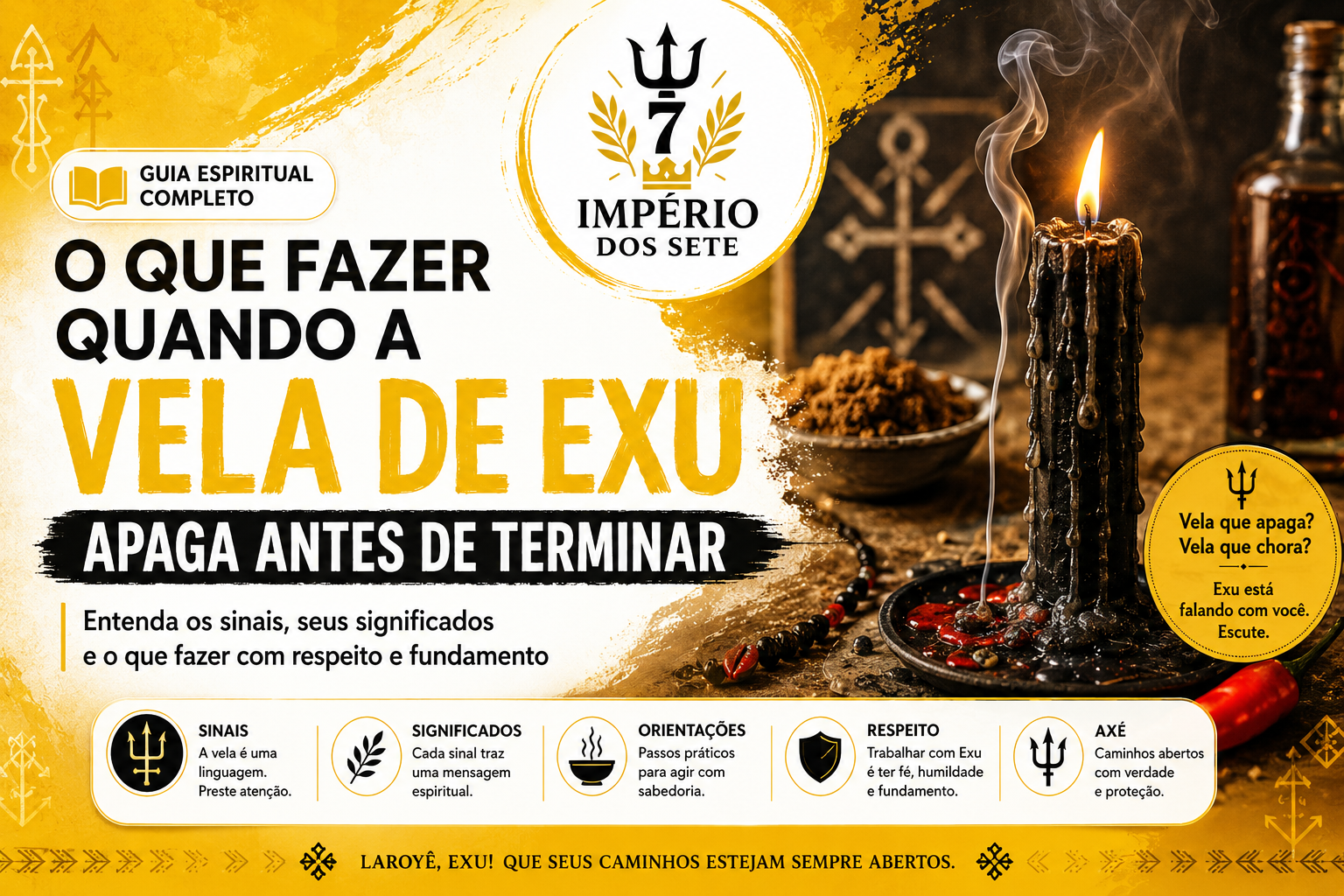 O Que Fazer Quando a Vela de Exu Apaga Antes de Terminar