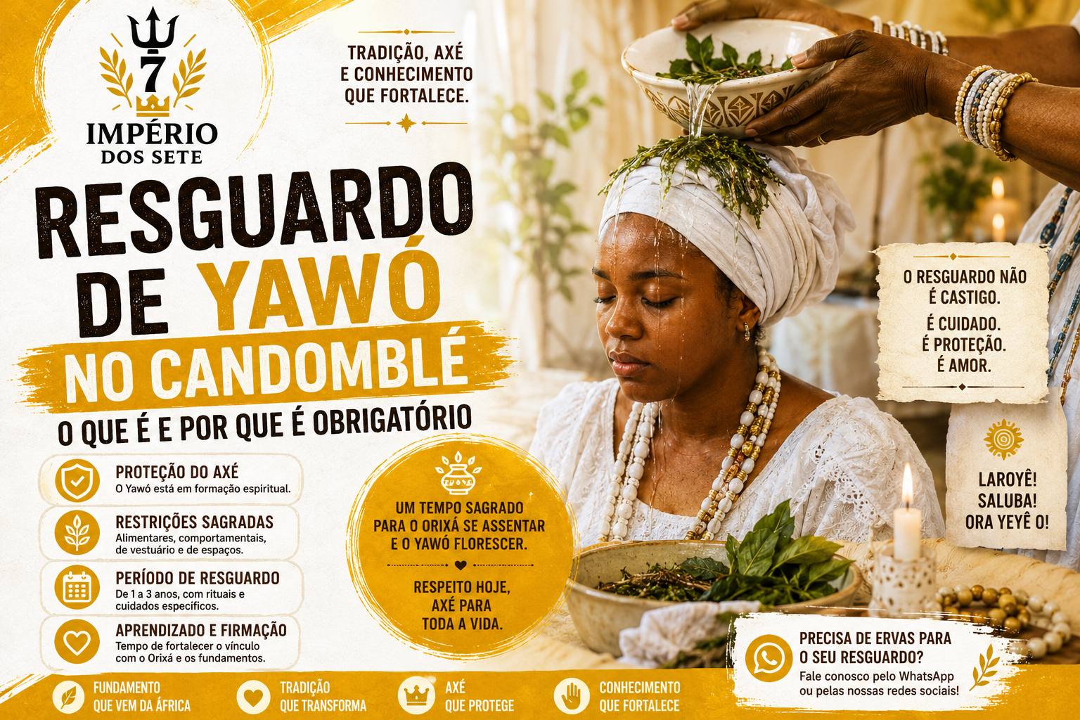 Resguardo de Yawó no Candomblé: O Que É e Por Que É Obrigatório