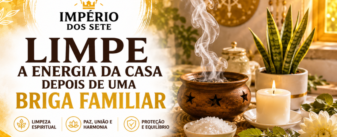 Como limpar a energia da casa depois de uma briga familiar pesada