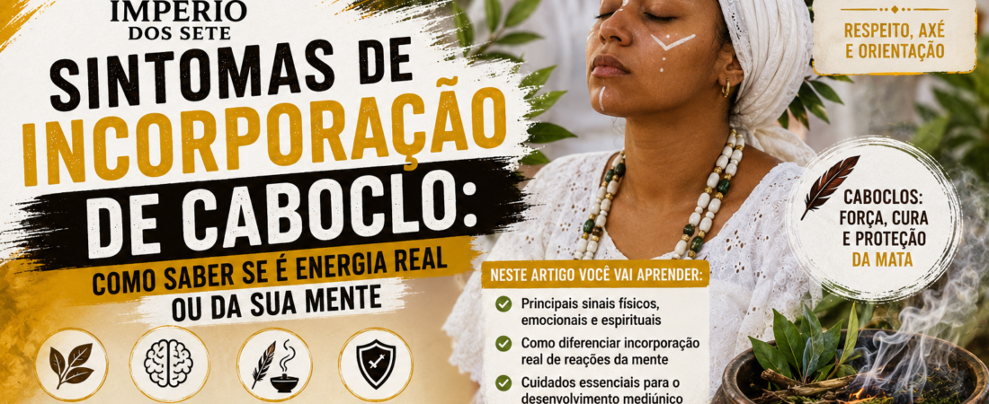 Sintomas de Incorporação de Caboclo: como saber se é energia real ou da sua mente