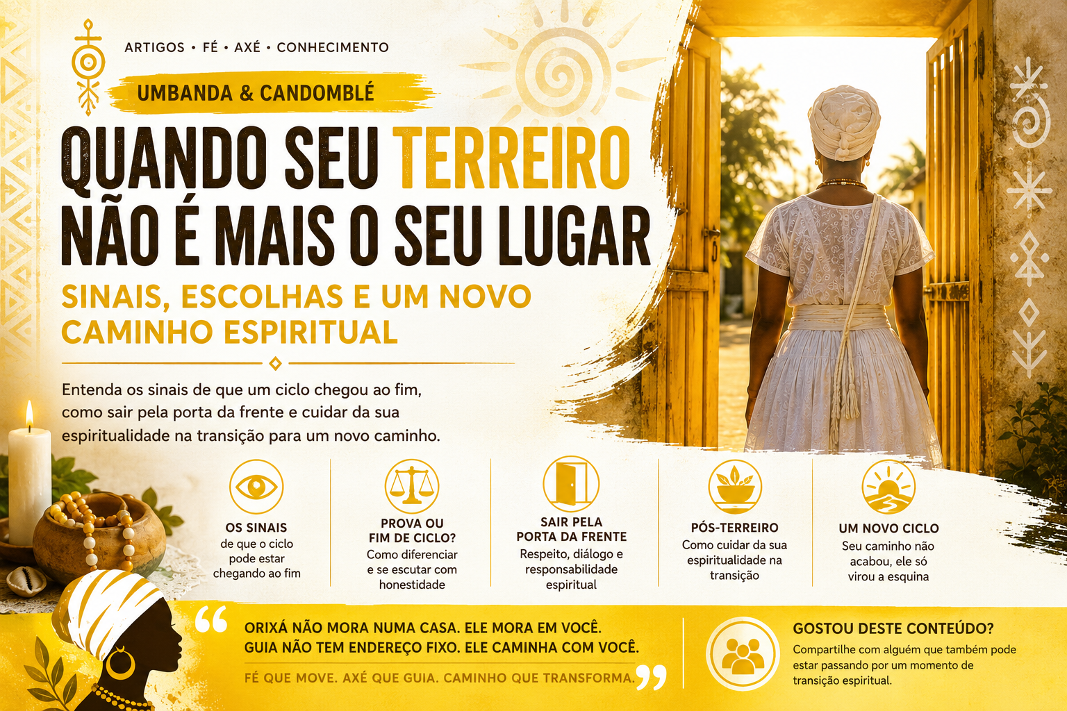 Sinto que Meu Terreiro Não É Mais Meu Lugar: O Que Fazer?