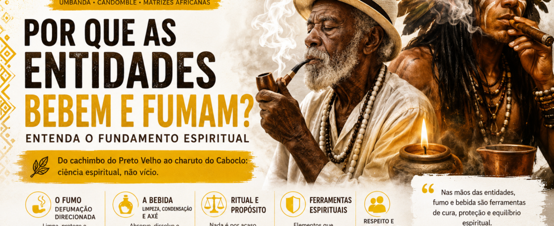 Por Que as Entidades Bebem e Fumam? Entenda o Fundamento Espiritual