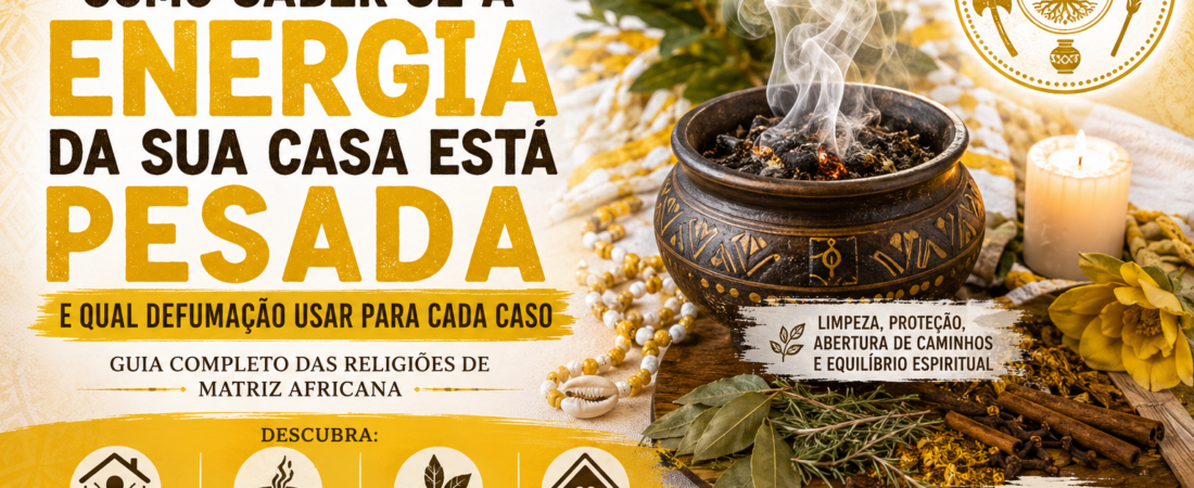 Ambiente Carregado? Aprenda a identificar e as 3 melhores defumações para limpeza.
