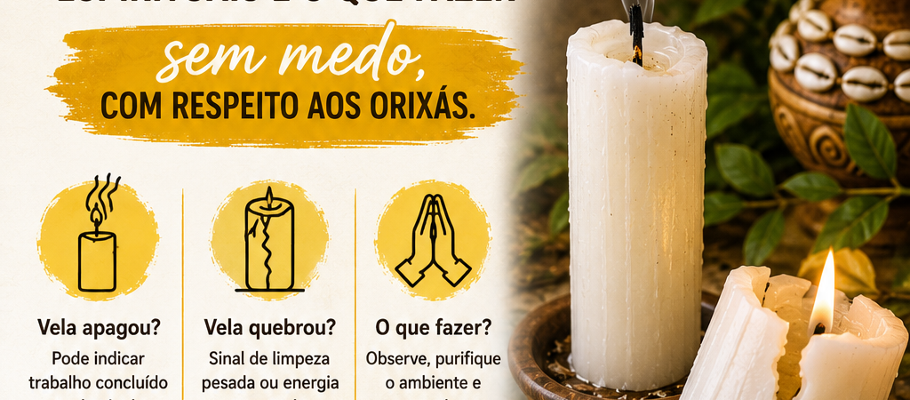 Vela Apagou Antes de Queimar? Veja o Que Fazer