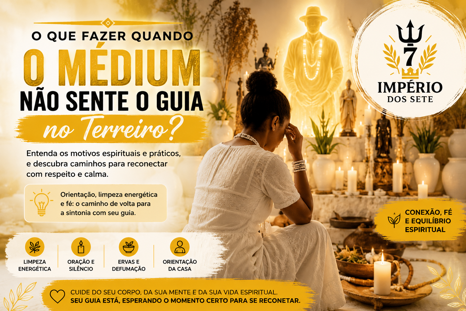 O Que Fazer Quando o Médium Não Sente o Guia no Terreiro