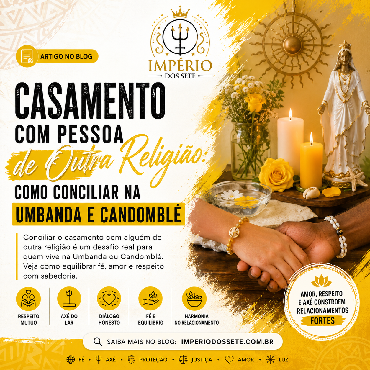 Casamento com Pessoa de Outra Religião: Como Conciliar na Umbanda e Candomblé