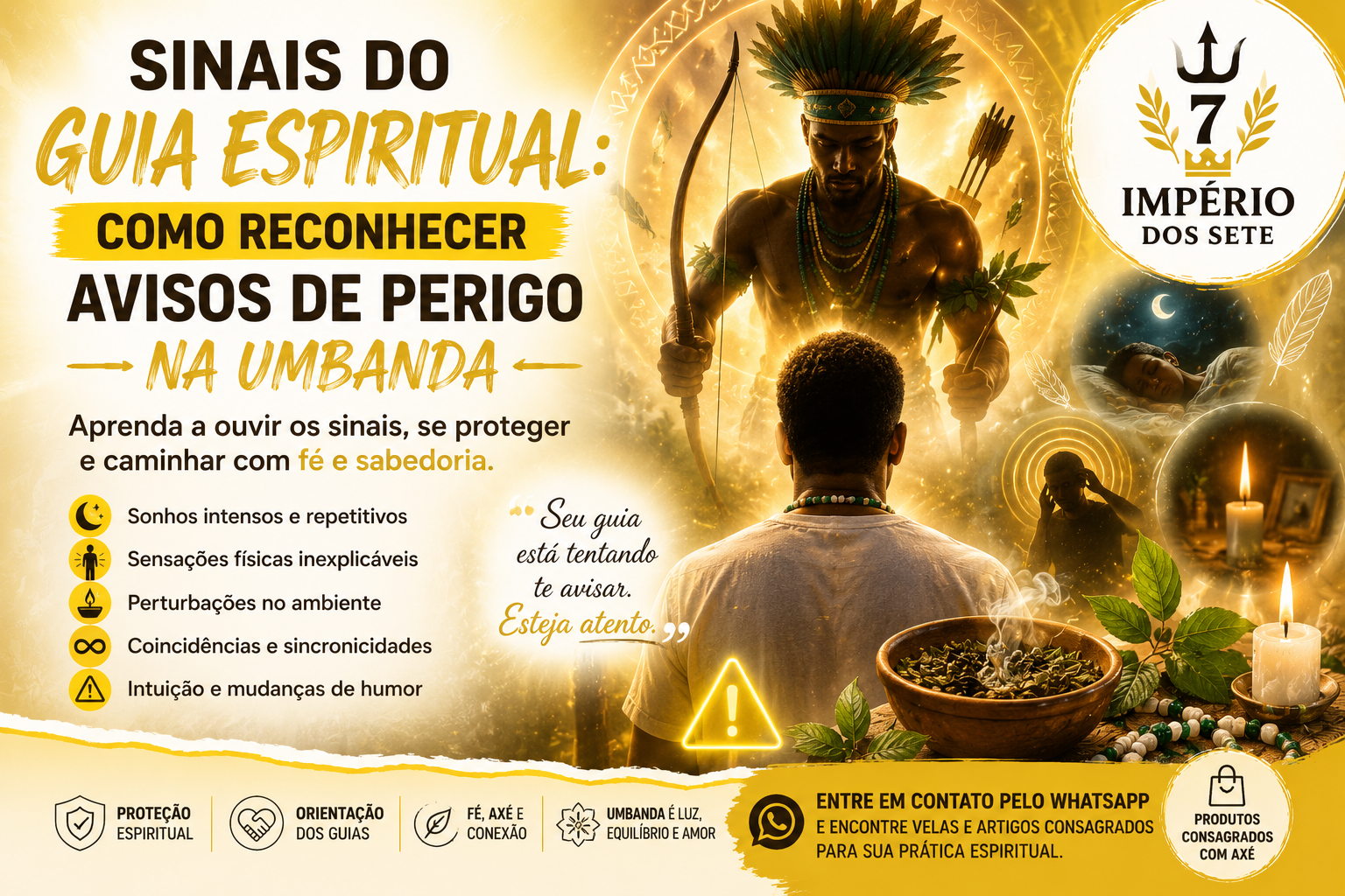 Sinais do Guia Espiritual: Como Reconhecer Avisos de Perigo na Umbanda
