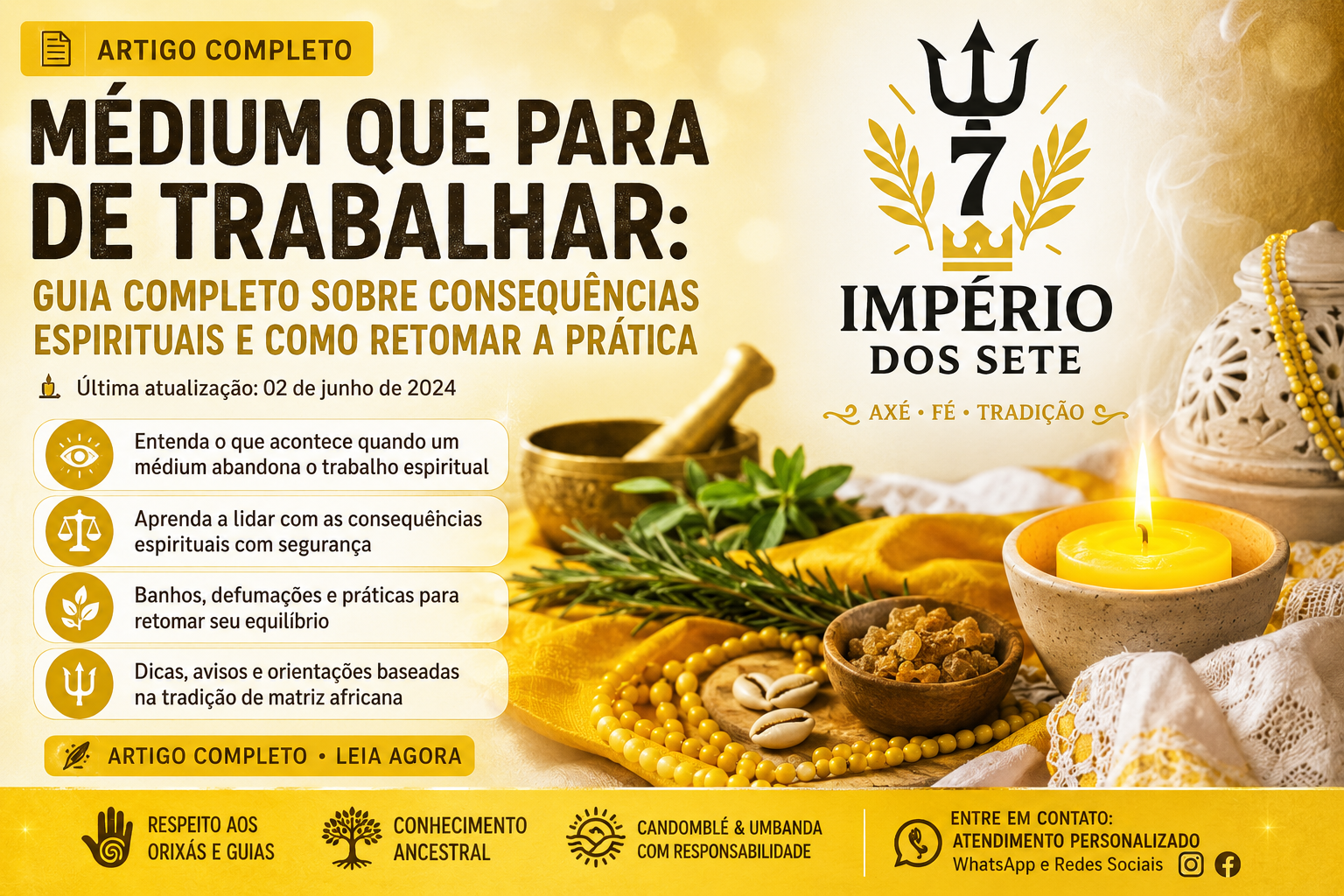 MÉDIUM QUE PARA DE TRABALHAR: GUIA COMPLETO SOBRE CONSEQUÊNCIAS ESPIRITUAIS E COMO RETOMAR A PRÁTICA