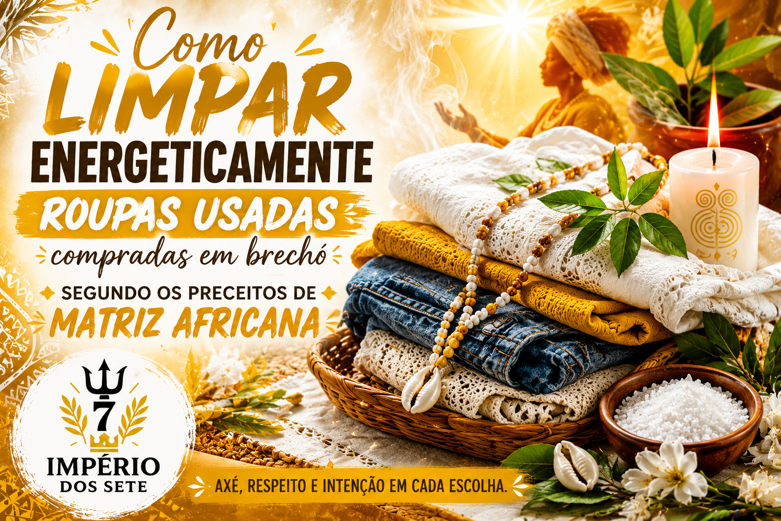 Limpeza Energética de Roupas de Brechó: Guia Completo da Tradição