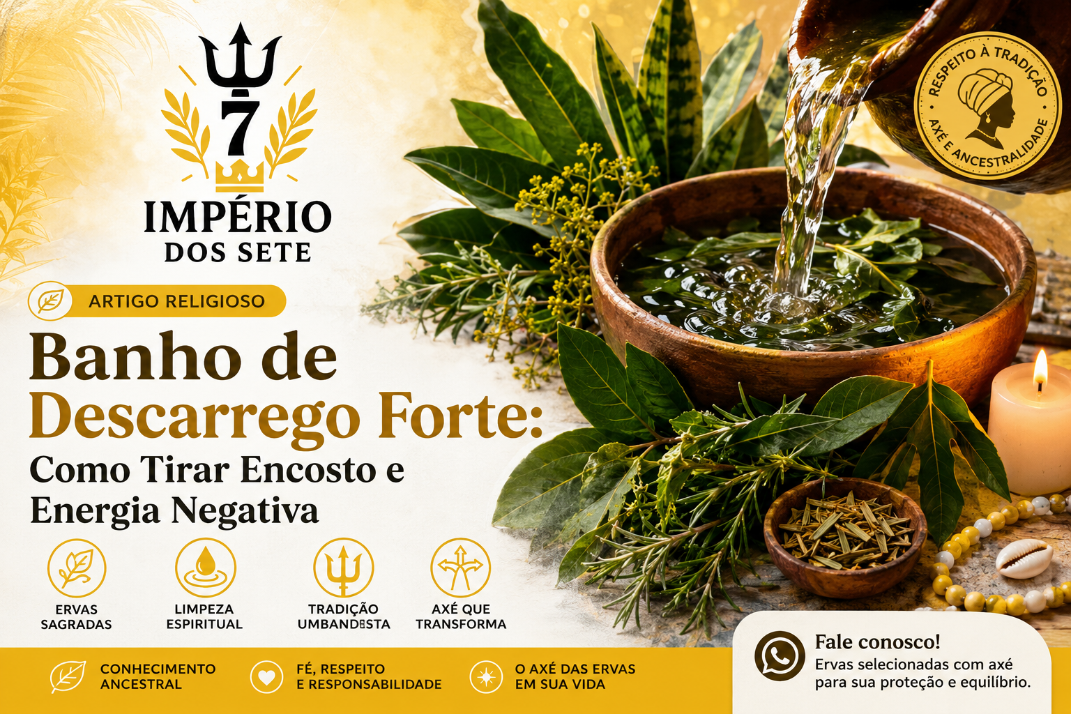 Banho de Descarrego Forte: Como Tirar Encosto e Energia Negativa
