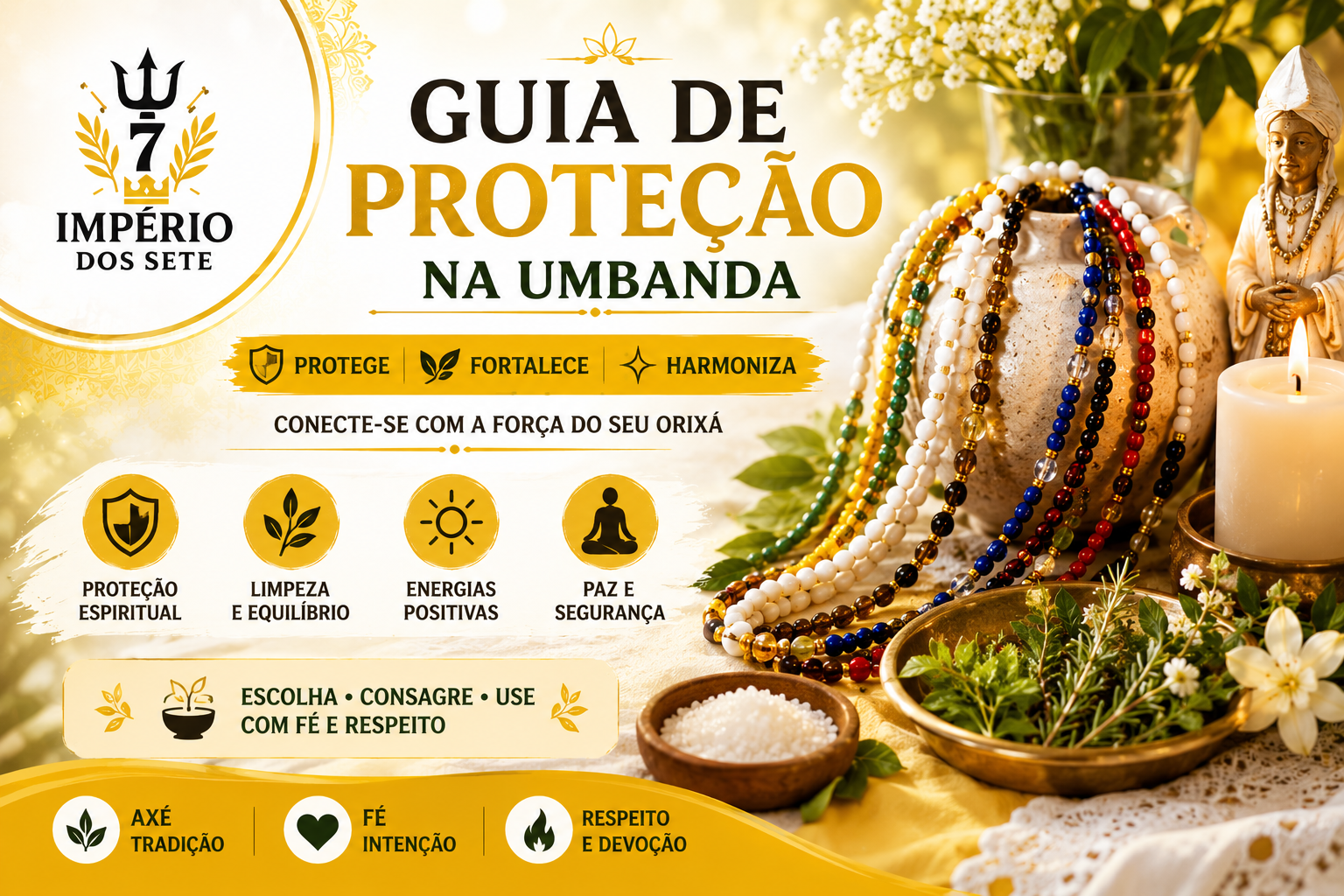 Guia de Proteção na Umbanda: Como Escolher e Consagrar para Uso Diário
