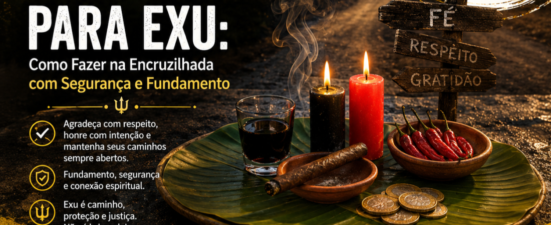 Oferenda de Agradecimento para Exu: Como Fazer na Encruzilhada com Segurança