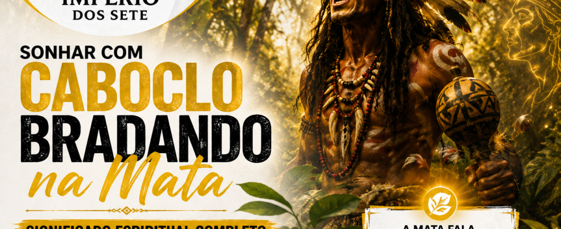 Sonhar com Caboclo Bradando na Mata: Significado Espiritual Completo