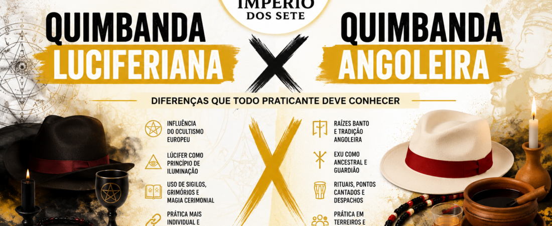 Quimbanda Luciferiana x Angoleira: Diferenças que Todo Praticante Deve Conhecer