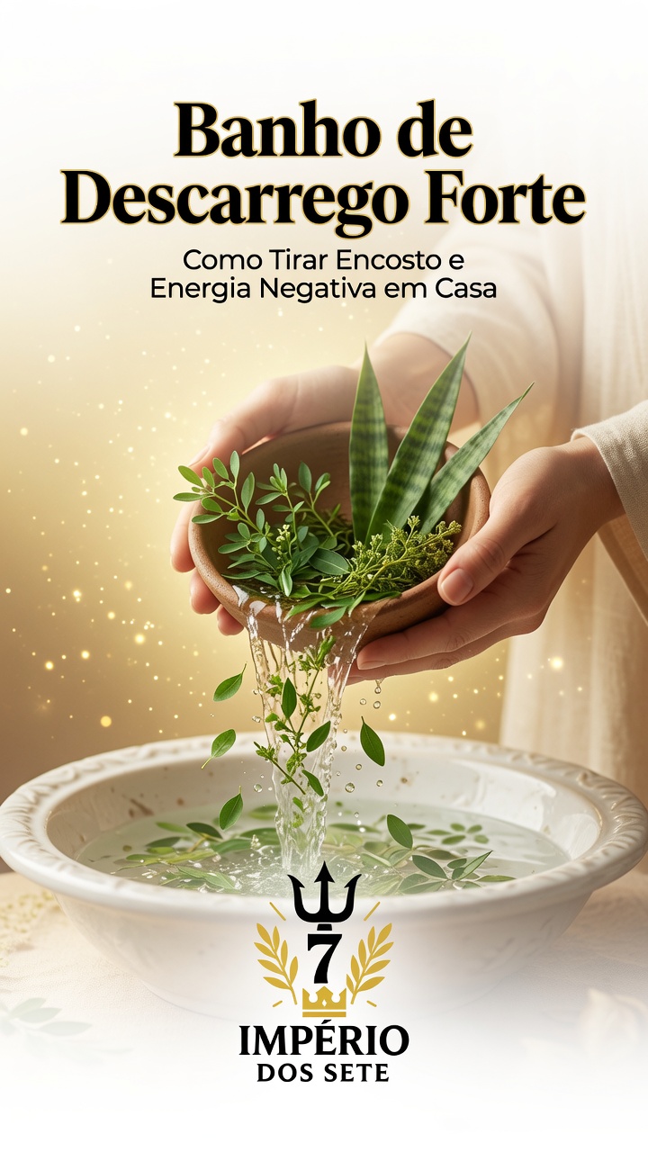 Banho de Descarrego Forte: Como Tirar Encosto e Energia Negativa em Casa