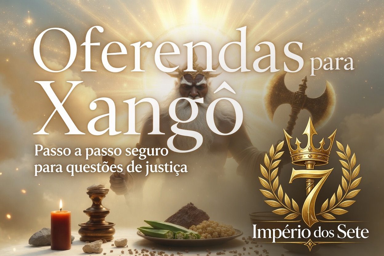 Oferendas para Xangô: passo a passo seguro para questões de justiça