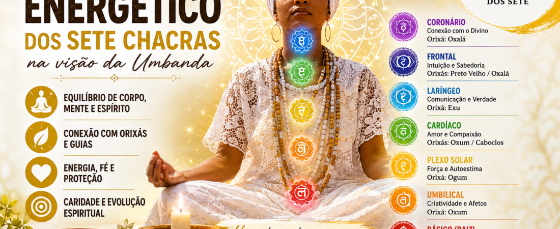 como alinhar os sete chacras de acordo com a umbanda