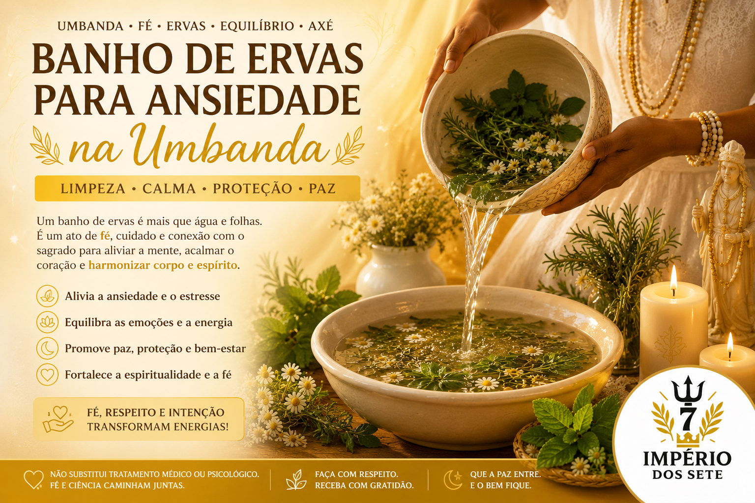 Banho de Ervas para Ansiedade na Umbanda: o Guia Completo