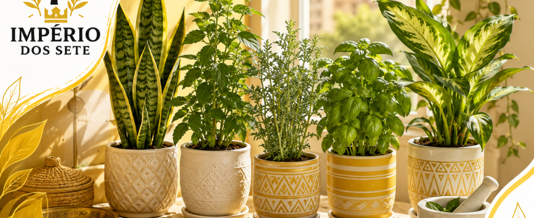 Plantas Sagradas para Cultivar em Casa: Guia para Apartamentos e Vasos Pequenos