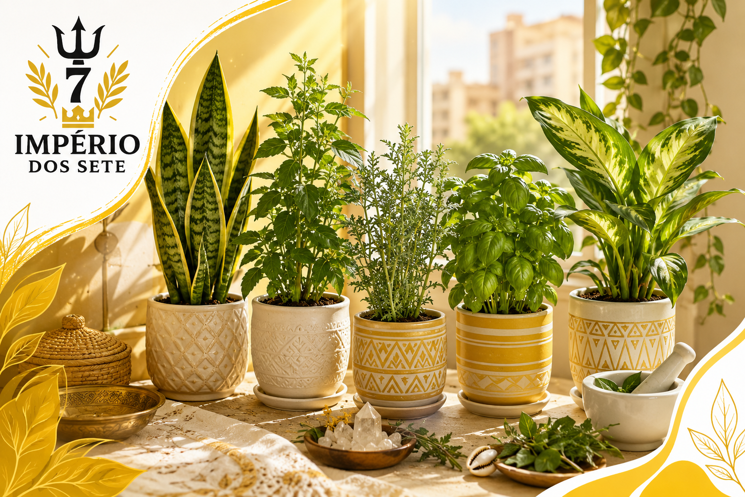 Plantas Sagradas para Cultivar em Casa: Guia para Apartamentos e Vasos Pequenos