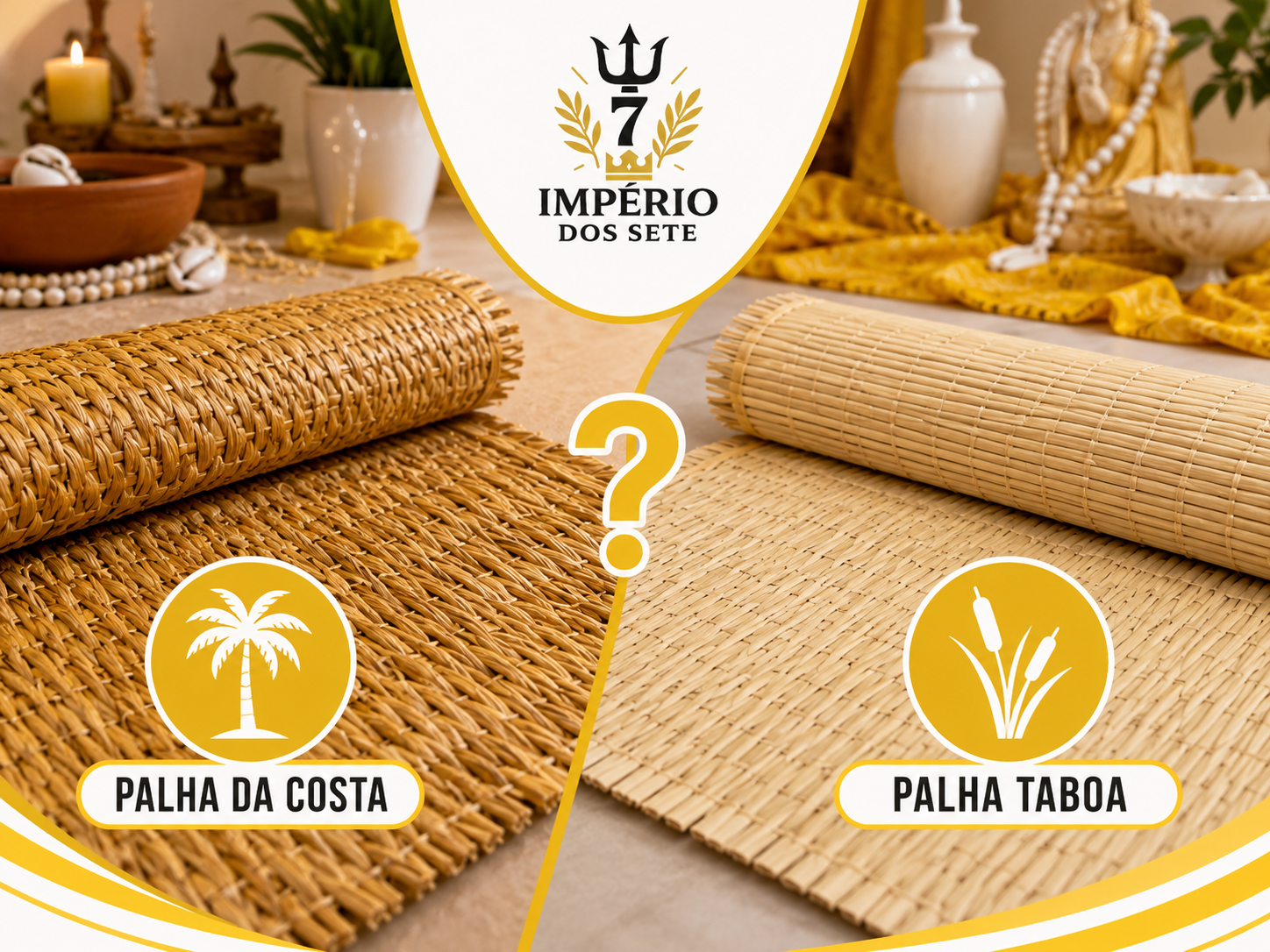 Esteira de Palha: Palha da Costa ou Palha Taboa, Qual Escolher?