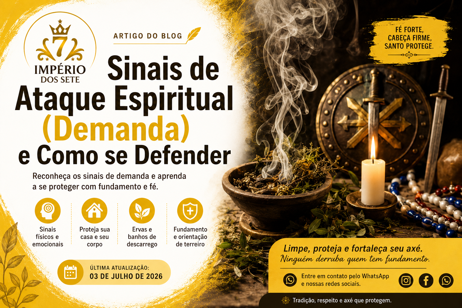Sinais de Ataque Espiritual (Demanda) e Como se Defender