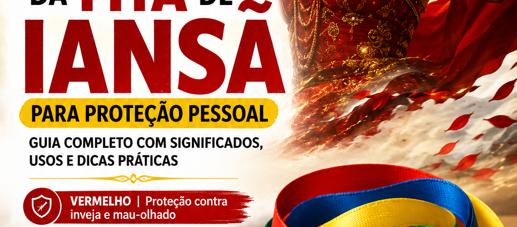 Como escolher a cor correta da fita de Iansã para proteção pessoal?