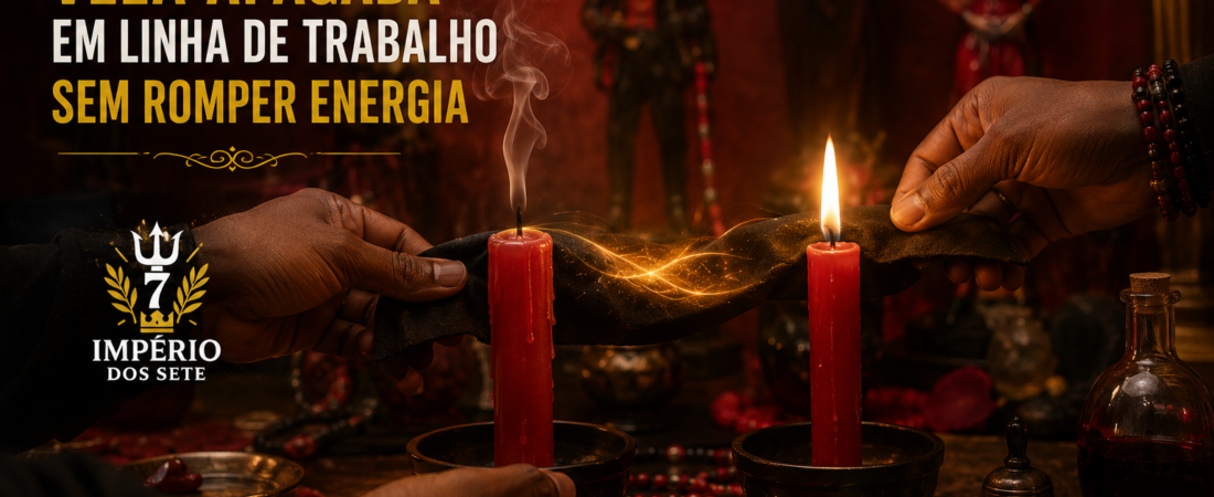 Como substituir vela apagada em linha de trabalho sem romper energia?