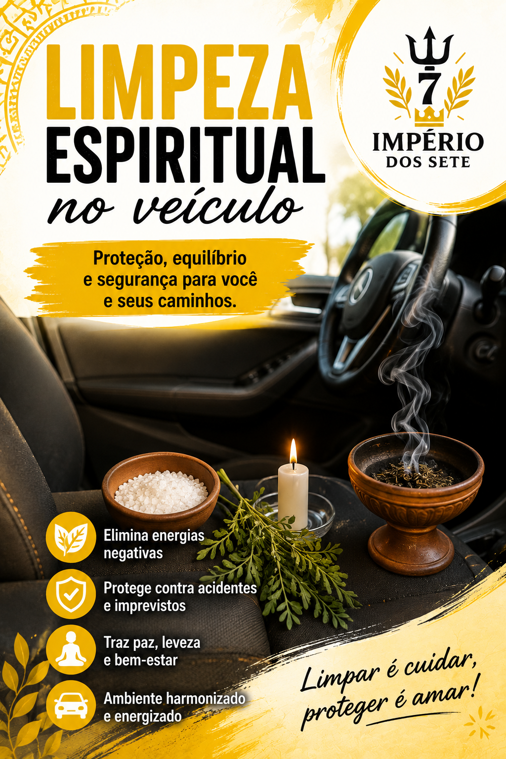 Limpeza Espiritual no Veículo
