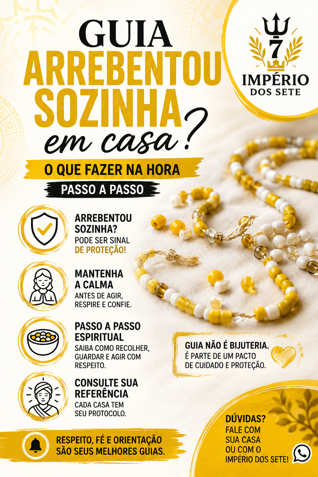 Guia Arrebentou Sozinha em Casa: O Que Fazer na Hora (Passo a Passo)
