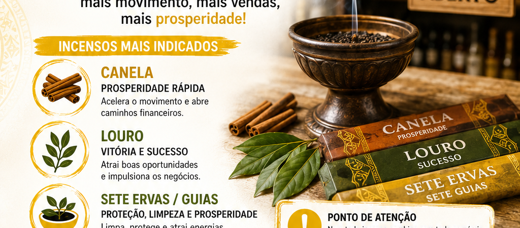 Incenso Para Atrair Clientes: Qual Escolher e Como Usar no Seu Comércio