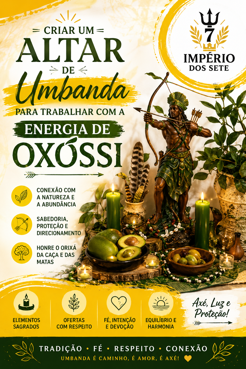 Criar Altar de Umbanda para Oxóssi