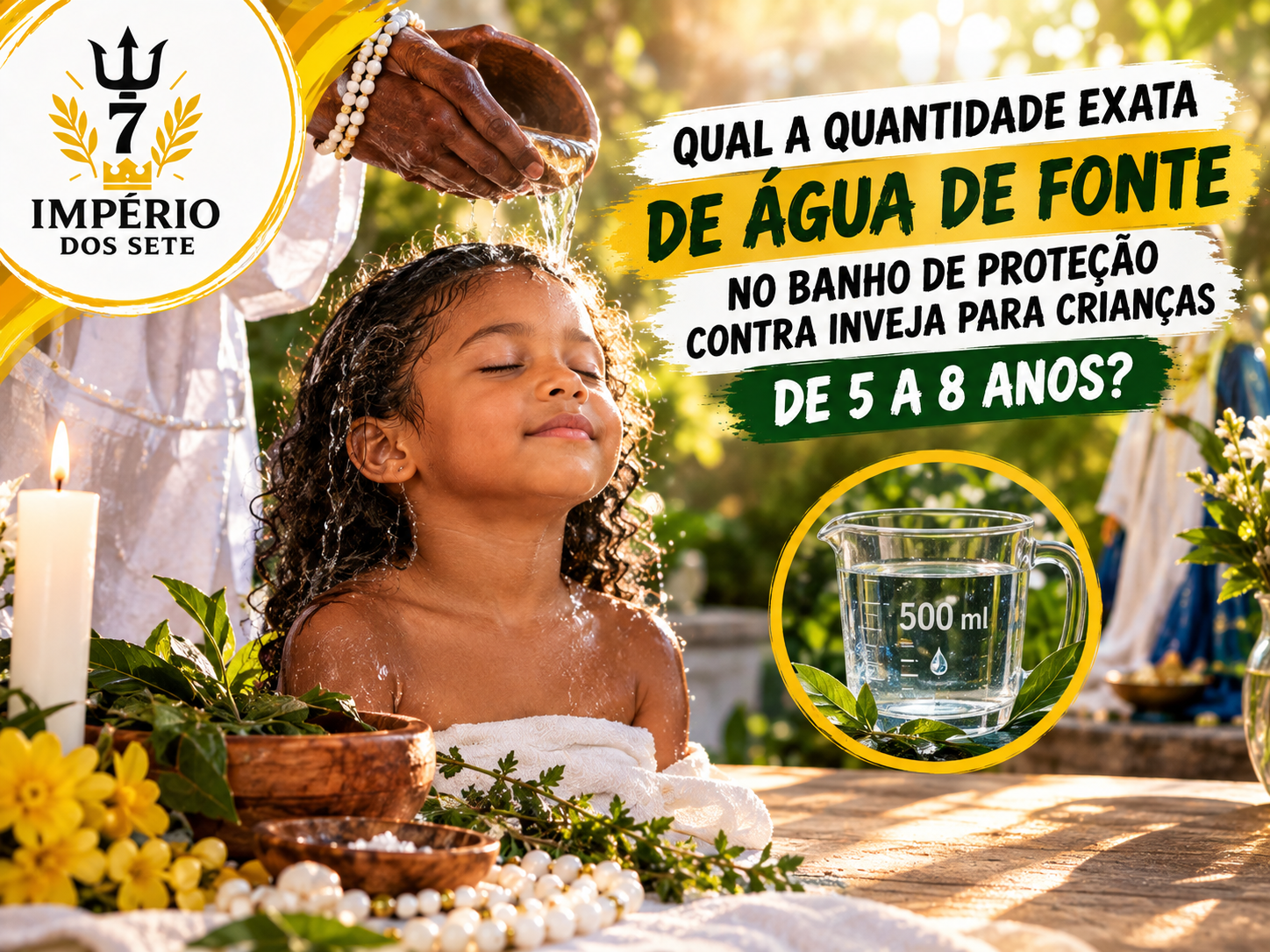 Água de fonte no banho de proteção infantil: dose exata para crianças de 5 a 8 anos