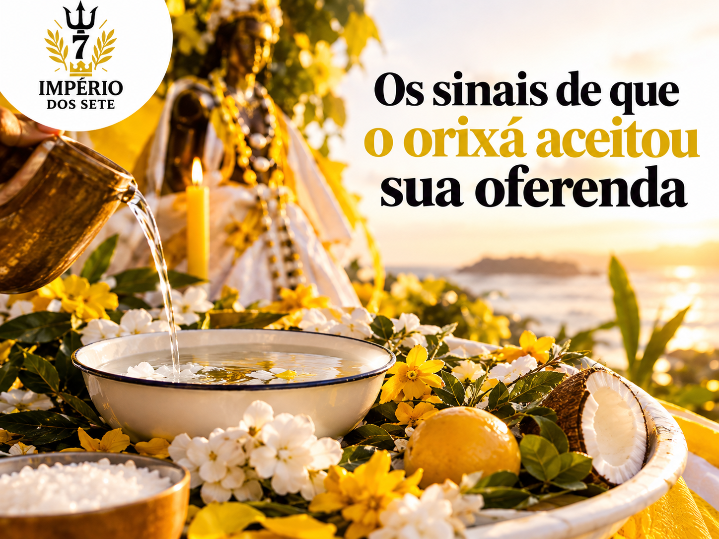 Quais são os principais sinais de que um orixá está satisfeito com as oferendas?