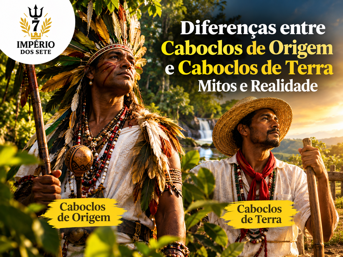 Diferenças entre Caboclos de Origem e Caboclos de Terra – Mitos e Realidade