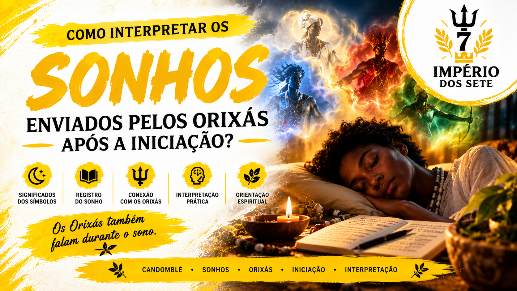 Como interpretar os sonhos enviados pelos Orixás após a iniciação