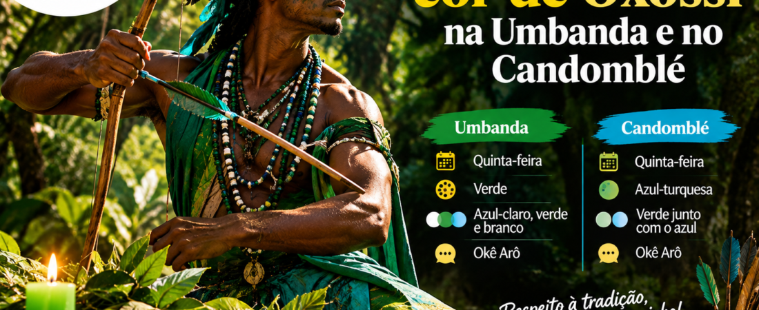 Dia da semana e cor de Oxóssi na Umbanda e no Candomblé