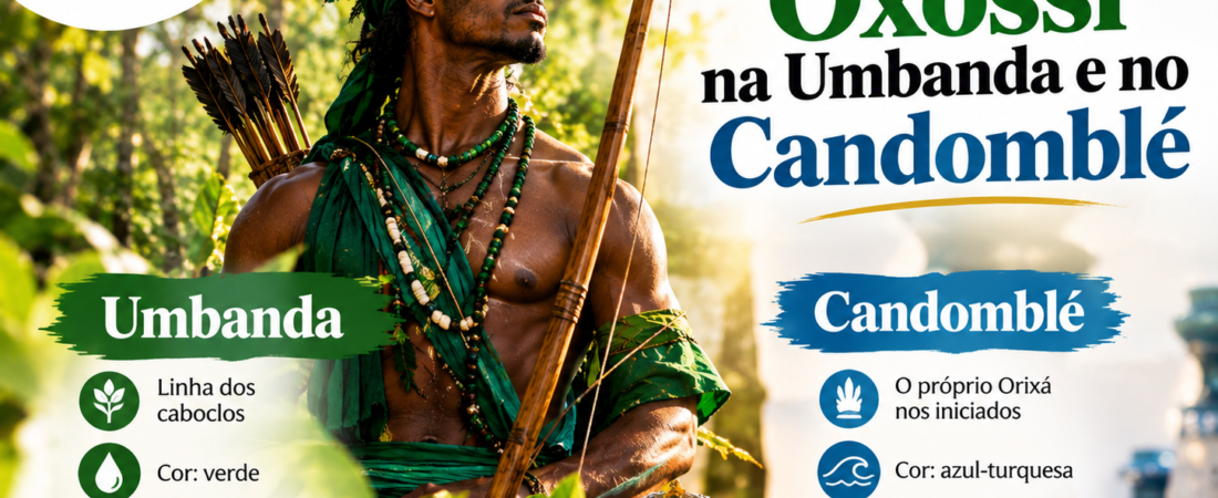 Diferença entre Oxóssi na Umbanda e no Candomblé